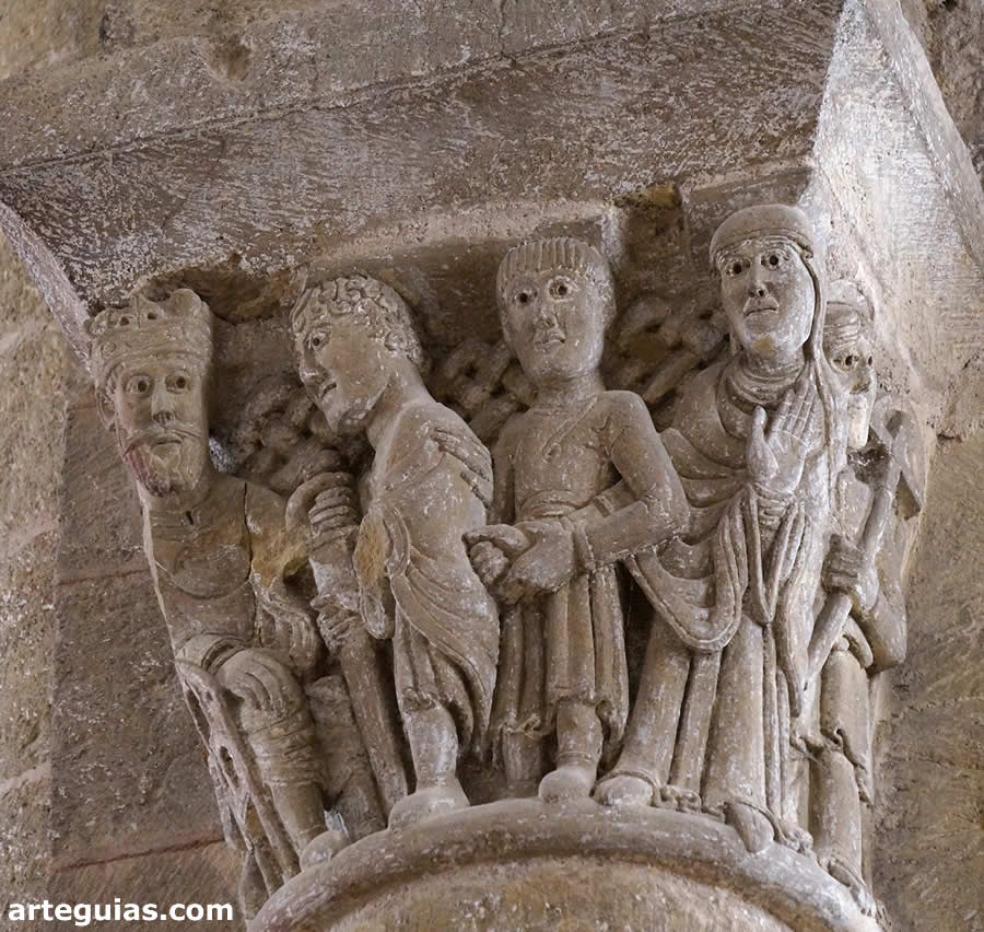 Capitel del martirio de Santa Fe