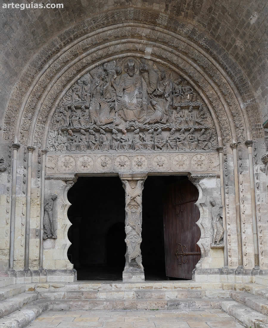 Portada de la iglesia. Abad&iacute;a de San Pedro de Moissac