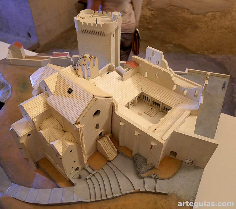 Maqueta de la abadía