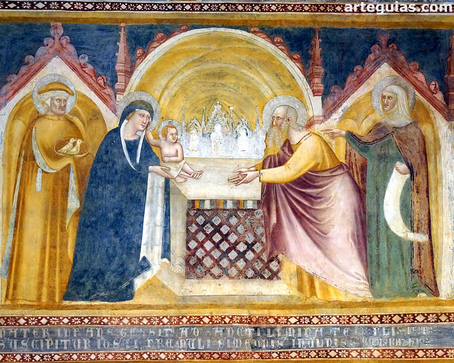 Pasaje b&iacute;blico de la Presentaci&oacute;n en el Templo