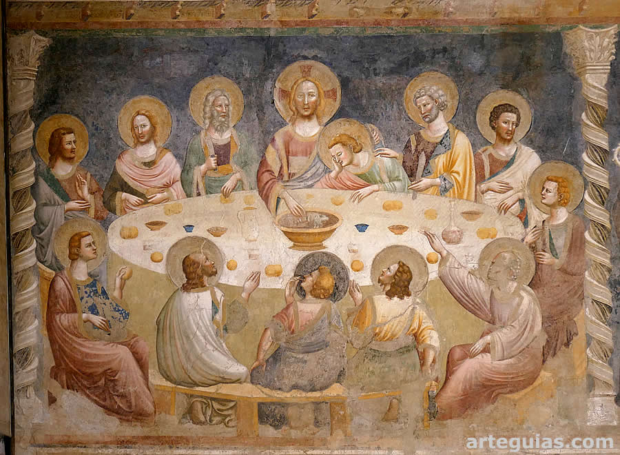 Pintura de la &Uacute;ltima Cena en el Refectorio