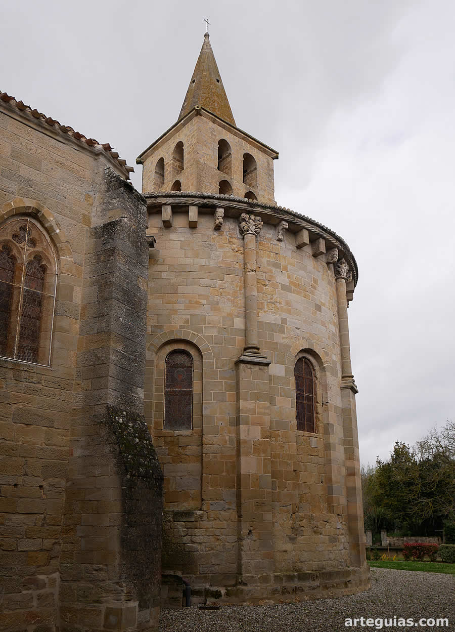 Cabecera de la iglesia de la abad&iacute;a