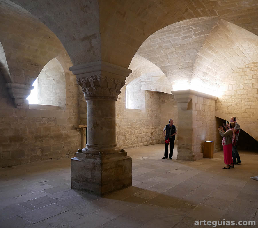 Abadía de Sénanque: calefactorio abacial