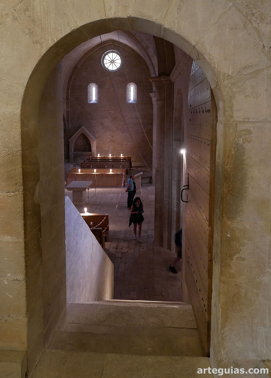 Escalera de Maitines desde el Dormitorio de los Monjes