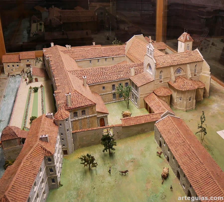 Maqueta de la Abadía de Sorde, Francia