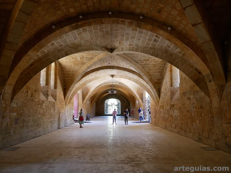 Refectorio de los legos de la Abadía de Fontfroide