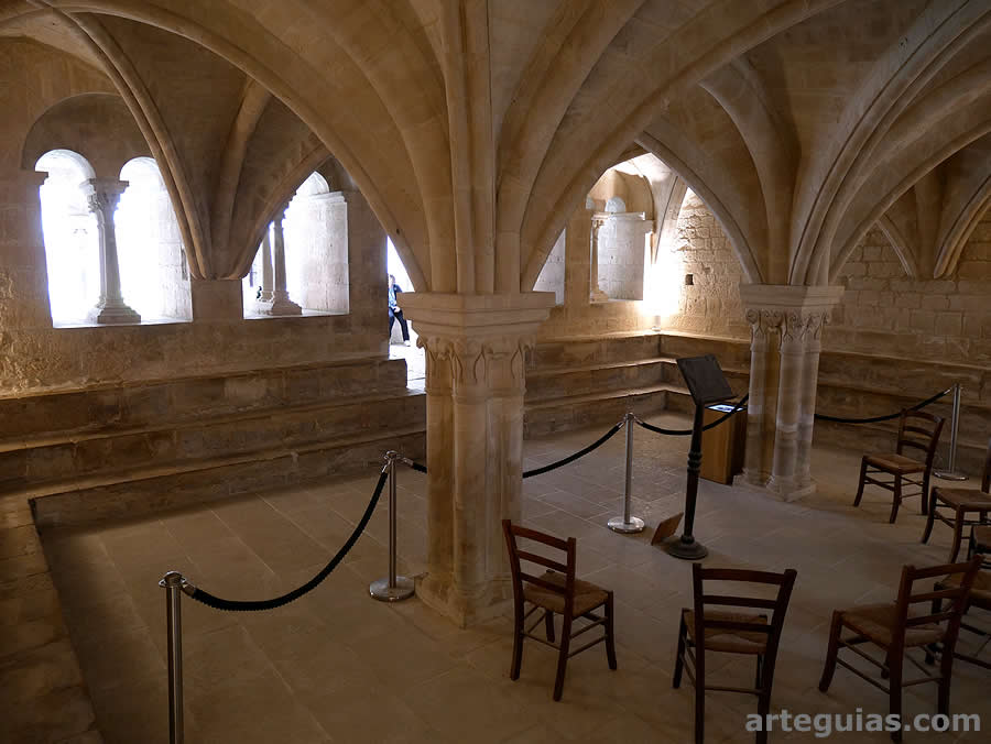 Sala Capitular de la Abadía de Sénanque, Francia