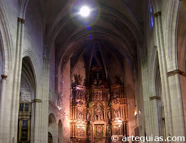 Interior de la iglesia de Santa Mar&iacute;a