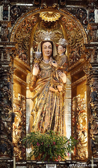 Virgen del Pilar, escultura g&oacute;tica
