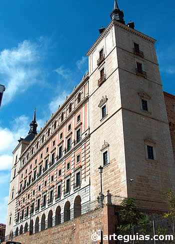 Imagen del Alc&aacute;zar de Toledo. Estilo renacentista.