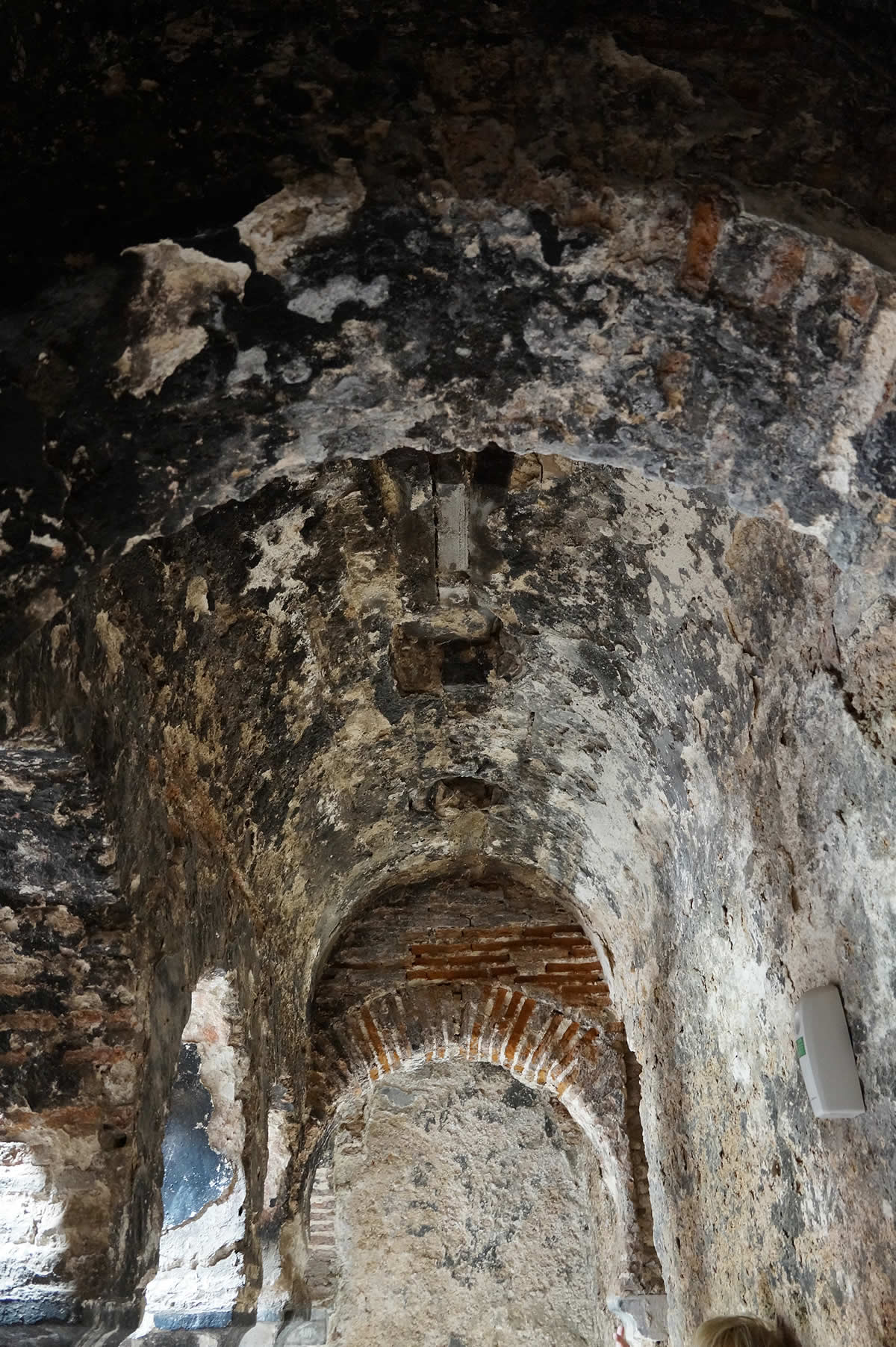Bóvedas de medio cañón del Caldarium