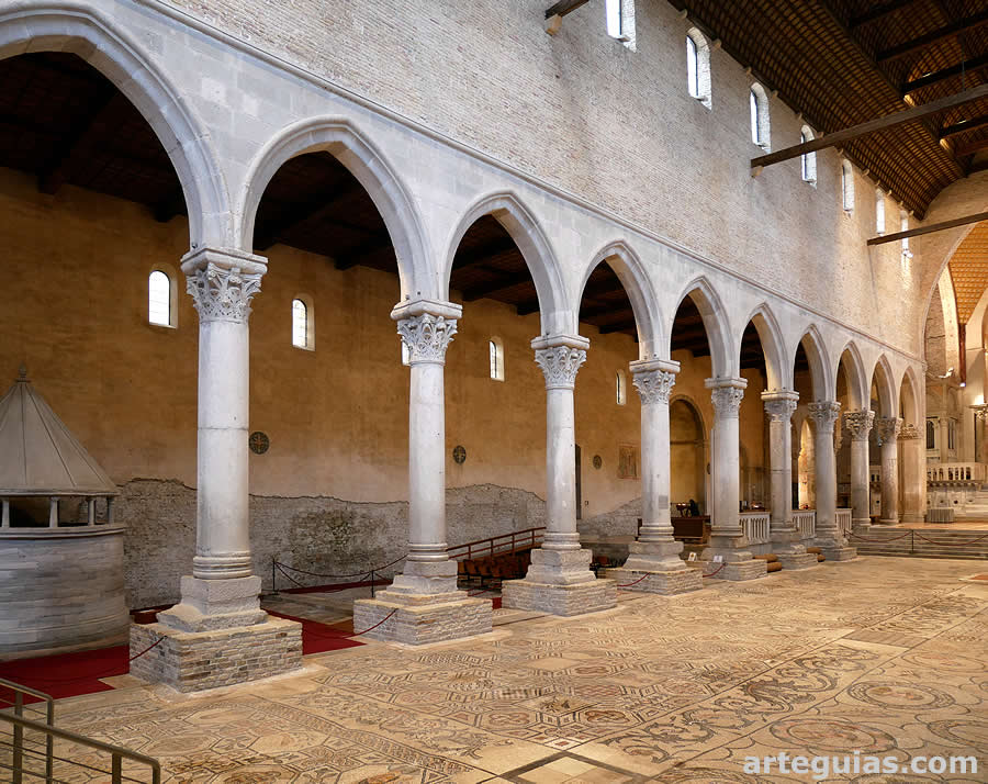 Basílica de Aquilea y sus magníficos mosaicos