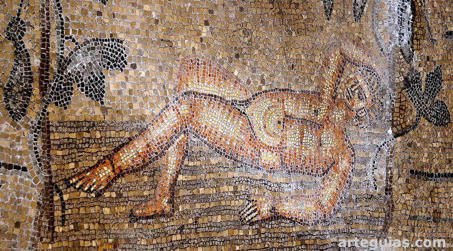 Basílica de Aquilea: mosaico sobre el ciclo de Jonás