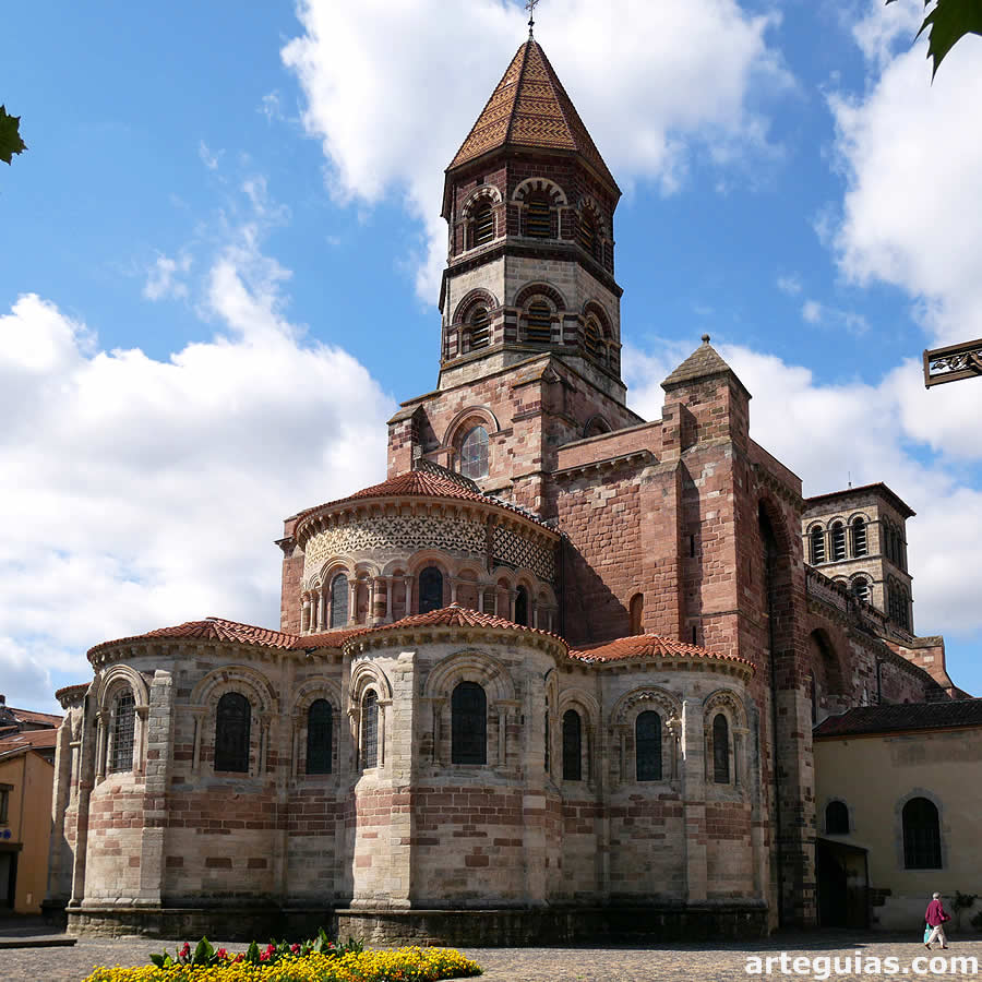 Gu&iacute;a de la Bas&iacute;lica de Brioude, Francia