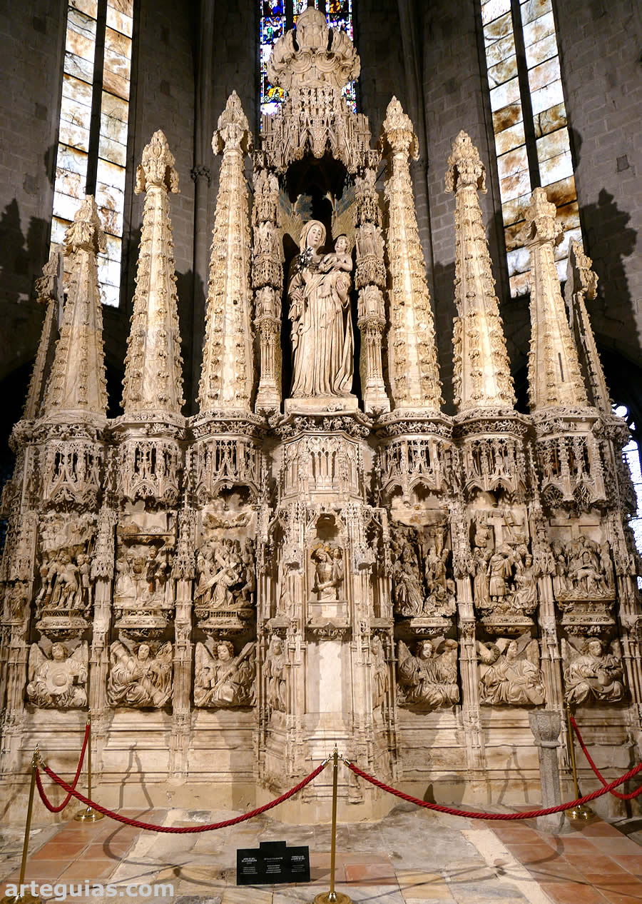 Retablo gótico de la Virgen de la Candelaria