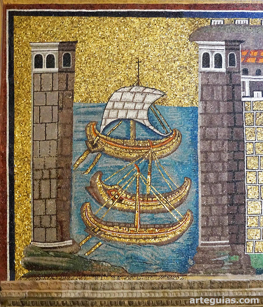 El Puerto de Classe, junto a R&aacute;vena