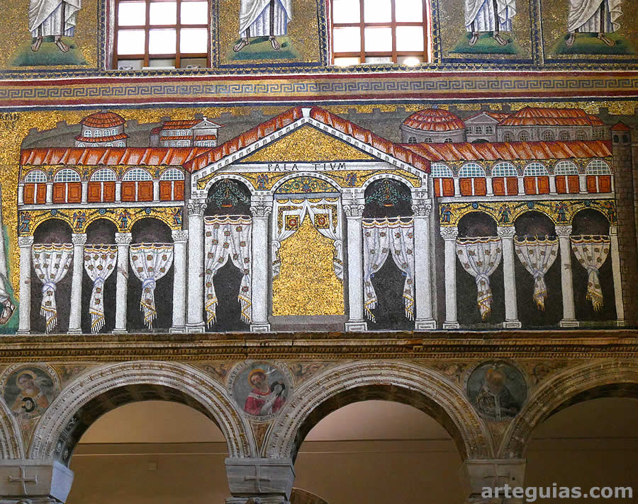 El famoso mosaico del palacio de Teodorico