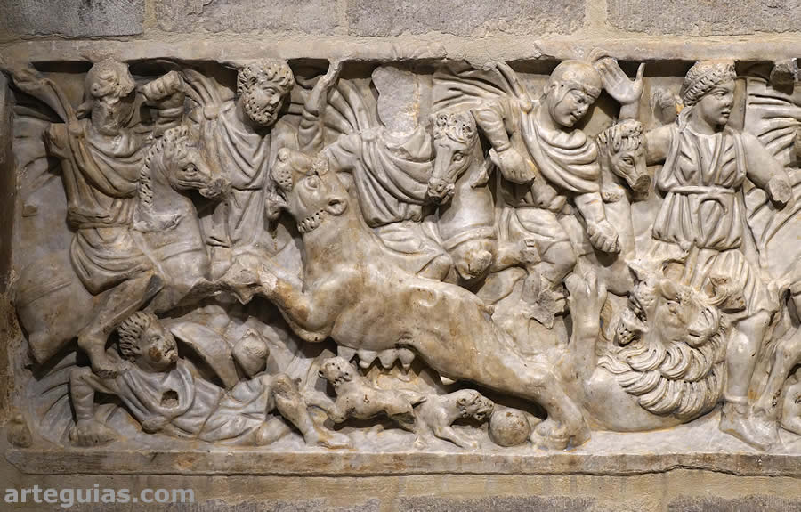 Sarcófago de la cacería de leones