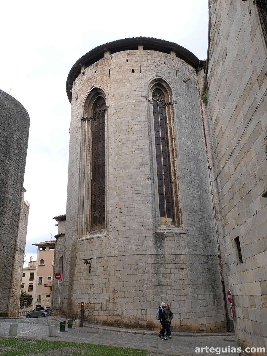 Basílica de Sant Feliu de Girona: exterior del ábside central