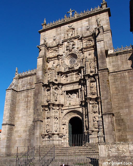 Basílica de Santa María la Mayor de Pontevedra: puerta occidental