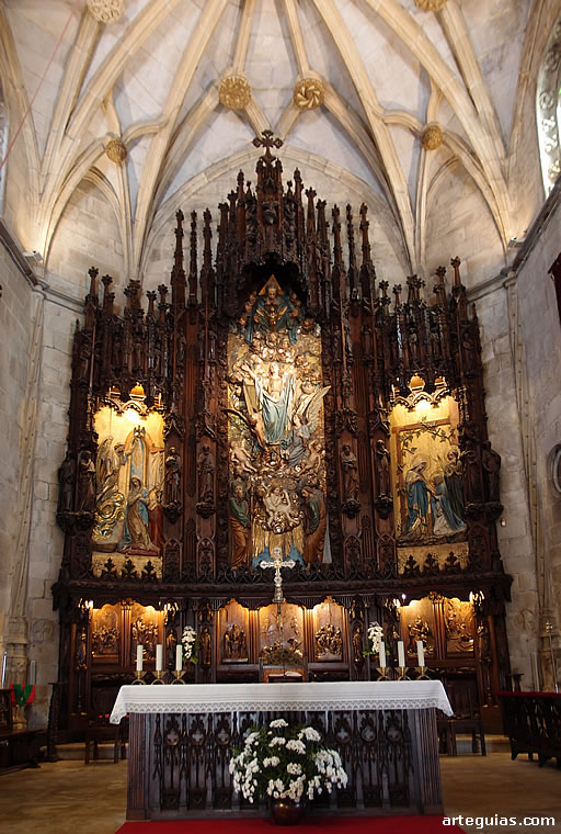 Basílica de Santa María la Mayor de Pontevedra: retablo