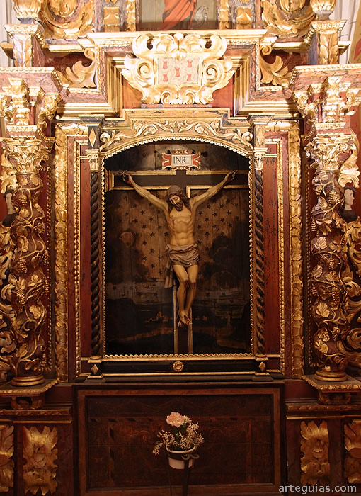 Bas&iacute;lica de la Virgen de la Pe&ntilde;a, Graus: interior de la Capilla de San Juan de Letr&aacute;n