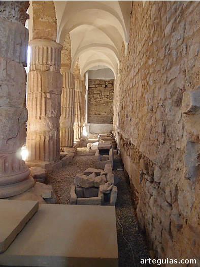 Excavaciones en la Bas&iacute;lica de Santa Mar&iacute;a de los Arcos de Tricio, La Rioja