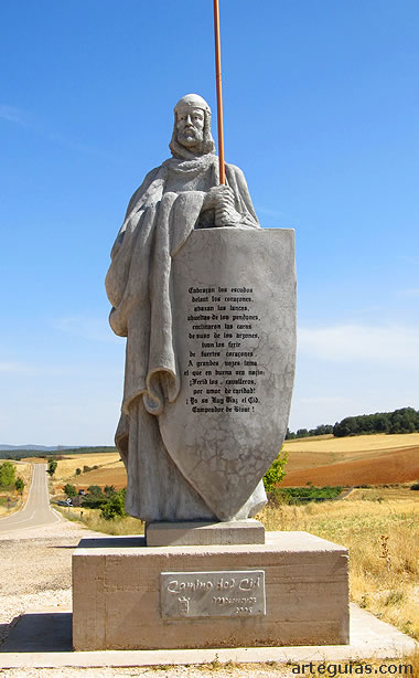 Estatua de El Cid en Mecerreyes, Burgos