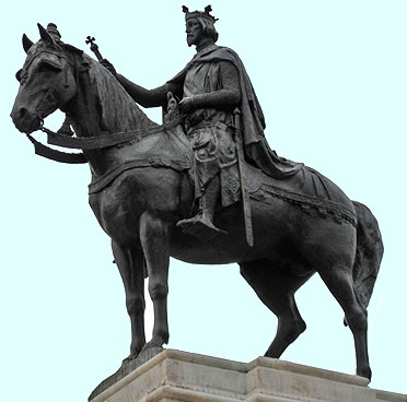 Fernando II el Santo. Estatua en Sevilla