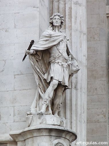 Estatua de Requiario, rey de los suevos (en el Palacio Real de Madrid)