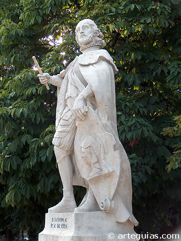 Estatua de Sancho IV en el Parque del Retiro de Madrid