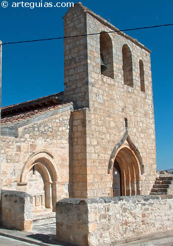 Iglesia parroquial g&oacute;tica de la villa de Haza