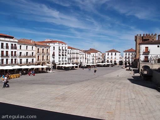 Plaza Mayor de la ciudad de Cáceres