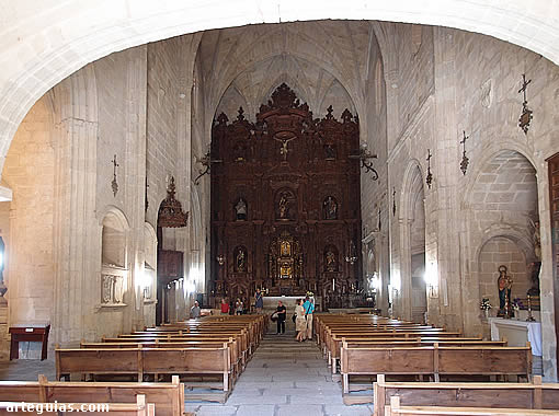 Interior de la iglesia de San Mateo, Cáceres
