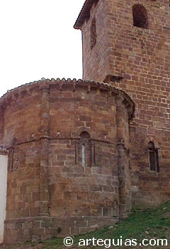 La vida del Cid coincidió con la llegada del románico a España. En la imagen, la iglesia de Neila, Burgos