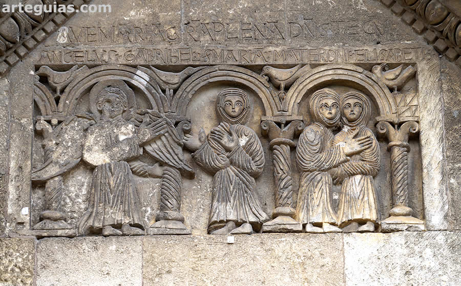 Relieves de la Anunciación y La Visitación
