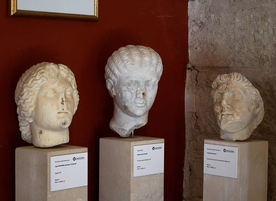 Estatuas romanas (cabezas) de la Colección Despuig