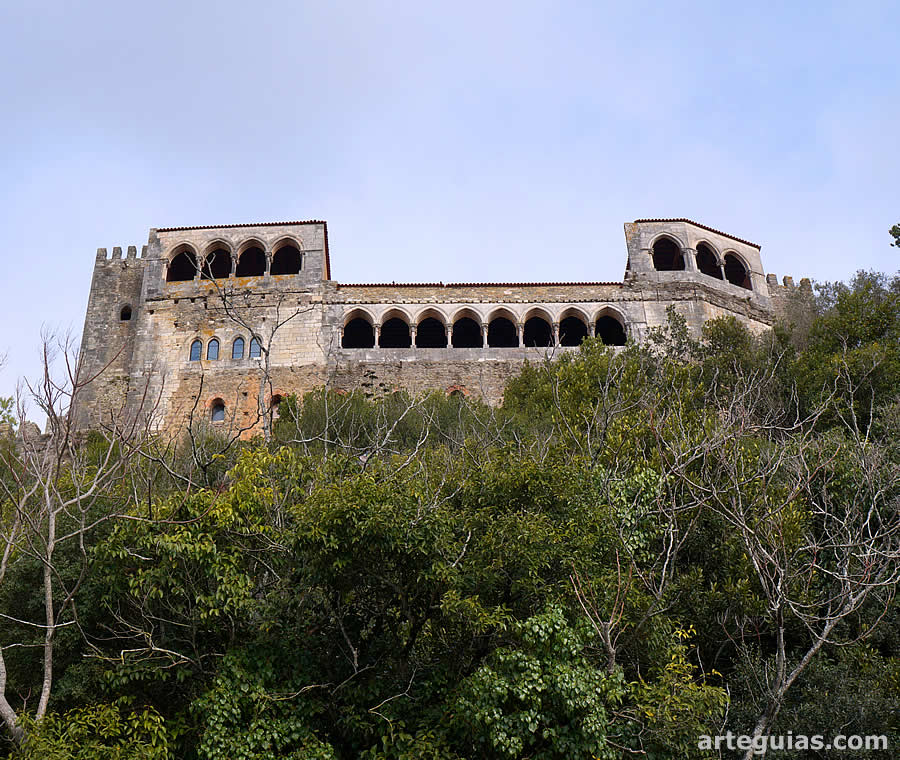 Castillo de Leiría desde el sur