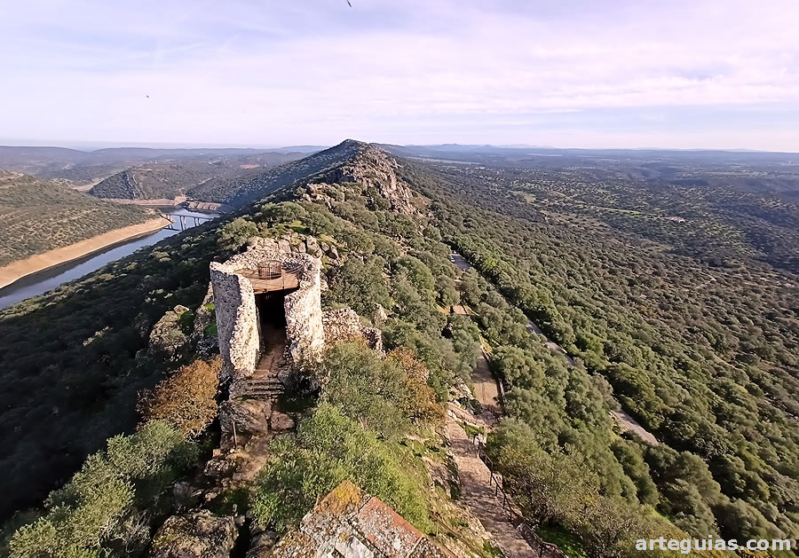 Vistas del Parque de Monfragüe desde la Torre del Homenaje