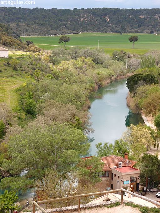 El río Tajo visto desde el Castillo de Zorita de los Canes, Guadalajara