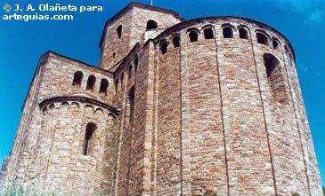 Cabecera de la iglesia de Cardona