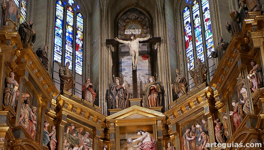 Ático del retablo