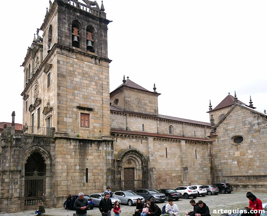 La Catedral de Braga desde el suroeste