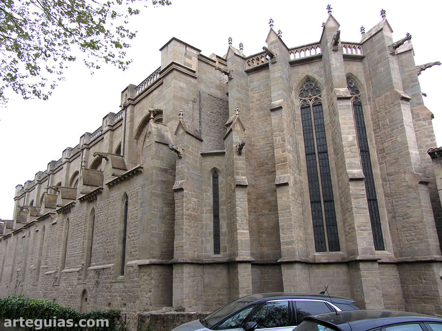 La Catedral de Carcassonne desde el sureste