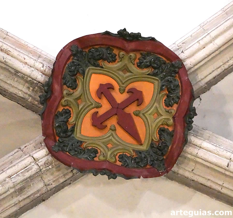 Clave con la cruz de la Orden de Santiago