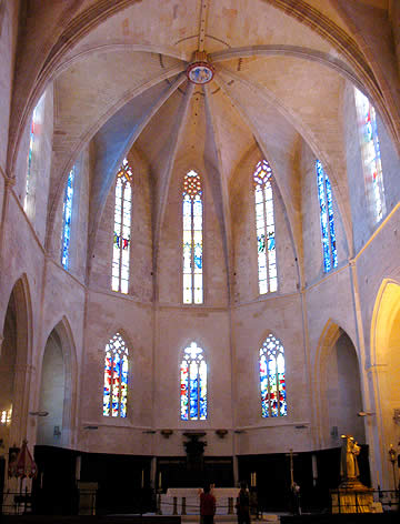 Interior del &aacute;bside de la Catedral de Ciutadella, Menorca
