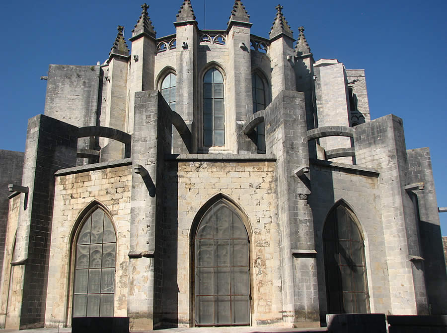 Exterior de la cabecera gótica