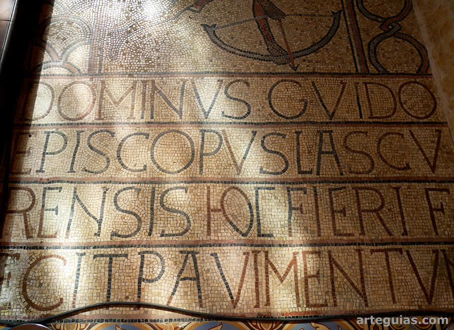 Inscripci&oacute;n del mosaico