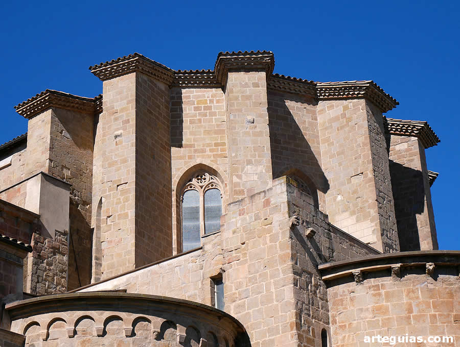 Cabecera poligonal gótica de la catedral bajomedieval