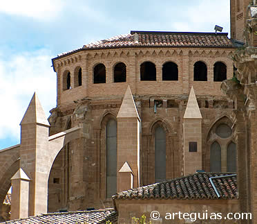 Cabecera g&oacute;tica y mud&eacute;jar de la Catedral de Tarazona
